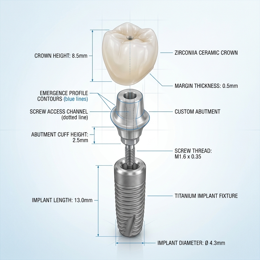 Implant Abutment Design: Emergence Profile & Screw Channel Angulation
